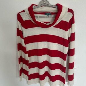 Bitten By Sarah Jessica Parker Women’s Red & Cowl Neck Tunic Sweater

Size XXL